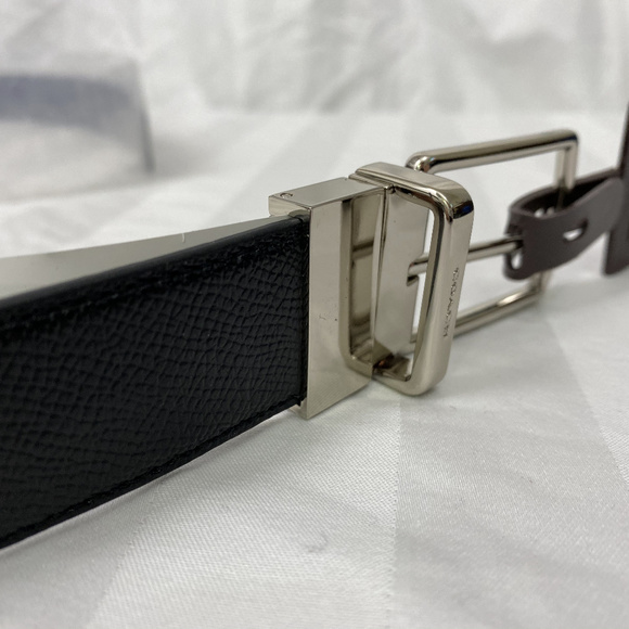 NWT Coach Belt in Crossgrain Leather Black / Brown - Picture 5 of 7